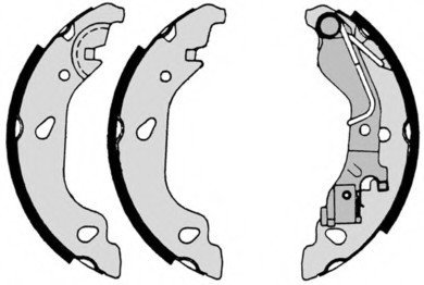 Гальмівні колодки барабанні S23 521 BREMBO S23521