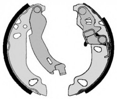 Гальмівні колодки барабанні S23 522 BREMBO S23522