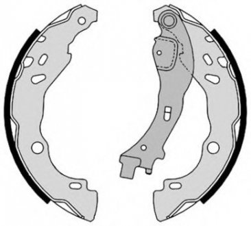 Гальмівні колодки барабанні S23 523 BREMBO S23523