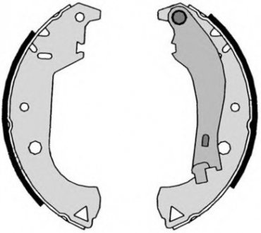 Гальмівні колодки барабанні S23 524 BREMBO S23524