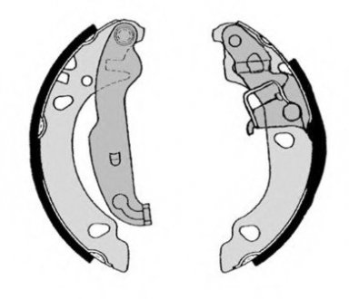 Гальмівні колодки барабанні S24 530 BREMBO S24530