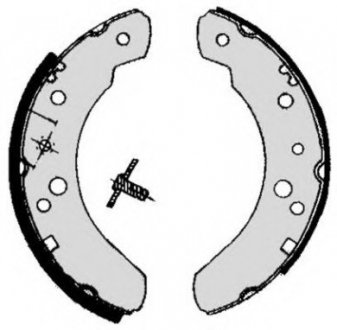 Гальмівні колодки барабанні S24 537 BREMBO S24537