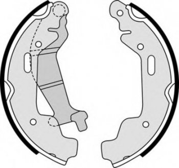 Гальмівні колодки барабанні S59 516 BREMBO S59516