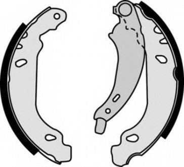 Гальмівні колодки барабанні S61 525 BREMBO S61525