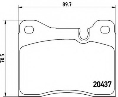 Гальмівні колодки дискові P06 002 BREMBO P06002