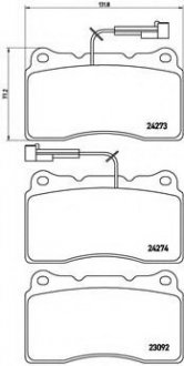 Гальмівні колодки дискові P23 098 BREMBO P23098