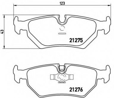 Гальмівні колодки дискові P36 008 BREMBO P36008