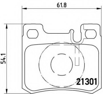 Гальмівні колодки дискові P50 012 BREMBO P50012