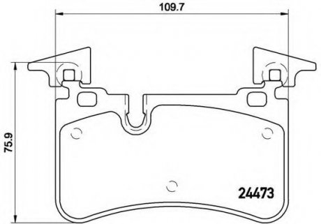 Гальмівні колодки дискові P50 113 BREMBO P50113