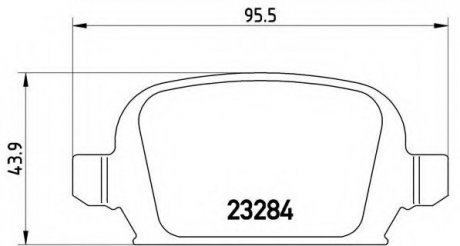 Тормозные колодки BREMBO P59037