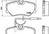 Гальмівні колодки дискові P61 035 BREMBO P61035 (фото 1)