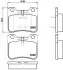 Гальмівні колодки дискові P61 059 BREMBO P61059 (фото 1)