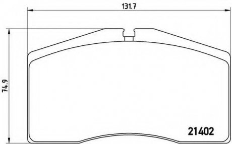 Гальмівні колодки дискові P65 006 BREMBO P65006