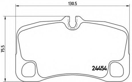 Гальмівні колодки дискові P65 013 BREMBO P65013