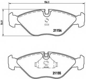 Гальмівні колодки дискові P71 005 BREMBO P71005