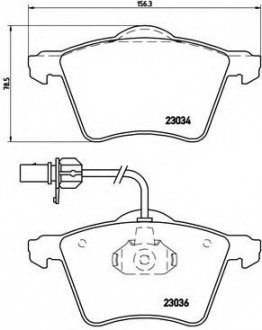 Гальмівні колодки дискові P85 052 BREMBO P85052