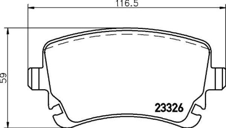 Гальмівні колодки дискові P85 143 BREMBO P85143