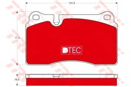 Тормозные колодки TRW TRW GDB1670DTE