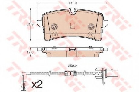 Тормозные колодки TRW TRW GDB1975