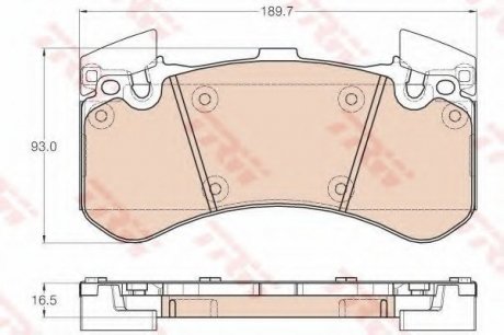 Тормозные колодки TRW TRW GDB1976