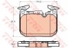 Гальмівні колодки дискові BMW 3 "11>> "F TRW TRW GDB2031 (фото 1)