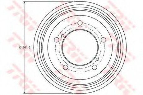 Тормозной барабан TRW TRW DB4421