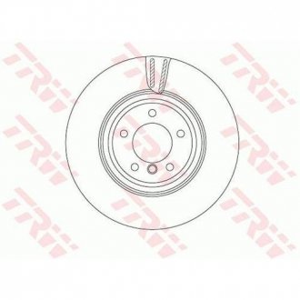 Тормозной диск TRW DF4775S (фото 1)