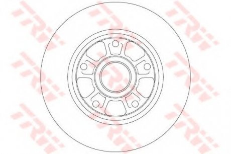 Тормозной диск TRW DF6182 (фото 1)