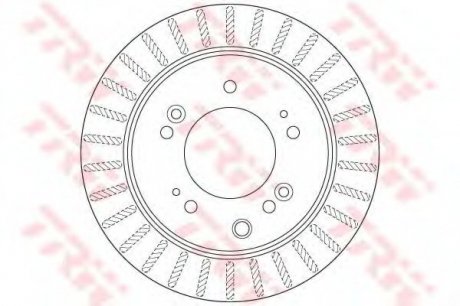Тормозной диск TRW TRW DF6191S