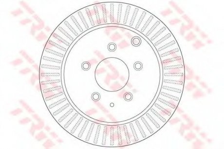 Тормозной диск TRW TRW DF6385
