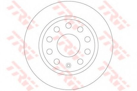 Гальмівний диск TRW TRW DF6444 (фото 1)