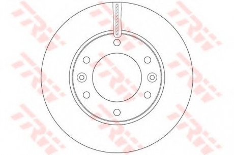 Гальмівний диск TRW TRW DF6446 (фото 1)