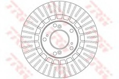 Гальмівний диск TRW TRW DF6493