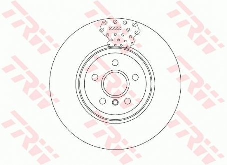 Гальмівний диск двосекційний TRW DF6605S (фото 1)