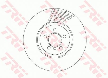 Тормозной диск TRW DF6613S (фото 1)
