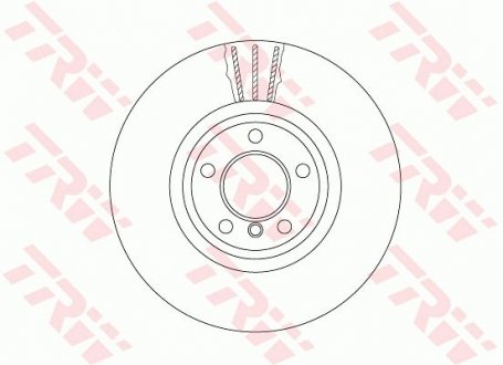 Гальмівний диск двосекційний TRW DF6615S (фото 1)