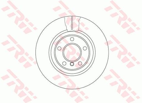 Гальмівний диск двосекційний TRW TRW DF6616S