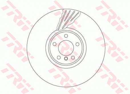 Гальмівний диск двосекційний TRW DF6618S