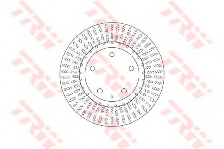 Гальмівний диск TRW DF6670 (фото 1)