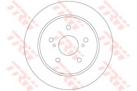 Гальмівний диск TRW TRW DF6685 (фото 1)