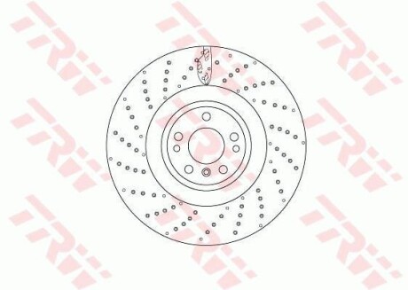 Тормозной диск TRW TRW DF6687S