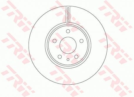 Тормозной диск TRW DF6811 (фото 1)