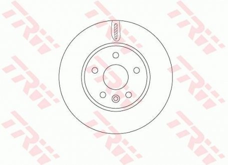 Тормозной диск TRW DF6819