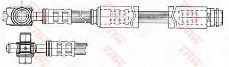 Тормозной шланг TRW PHD946