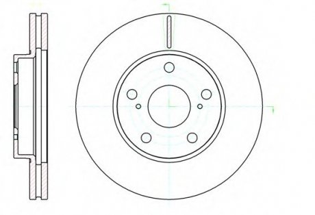 Тормозной диск REMSA 61043.10