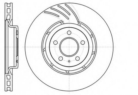 Тормозной диск REMSA 61111.10 (фото 1)