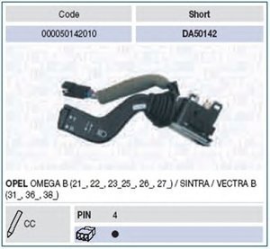 Выключатель на колонке рулевого управления MAGNETI MARELLI DA50142 (фото 1)