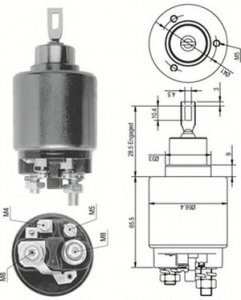 Тягове реле стартера MAGNETI MARELLI AME0124