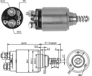 Тягове реле стартера MAGNETI MARELLI AME0187