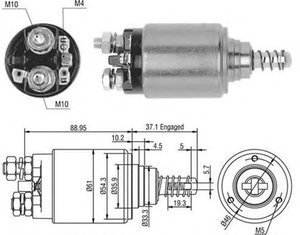 Тяговое реле стартера MAGNETI MARELLI AME0402